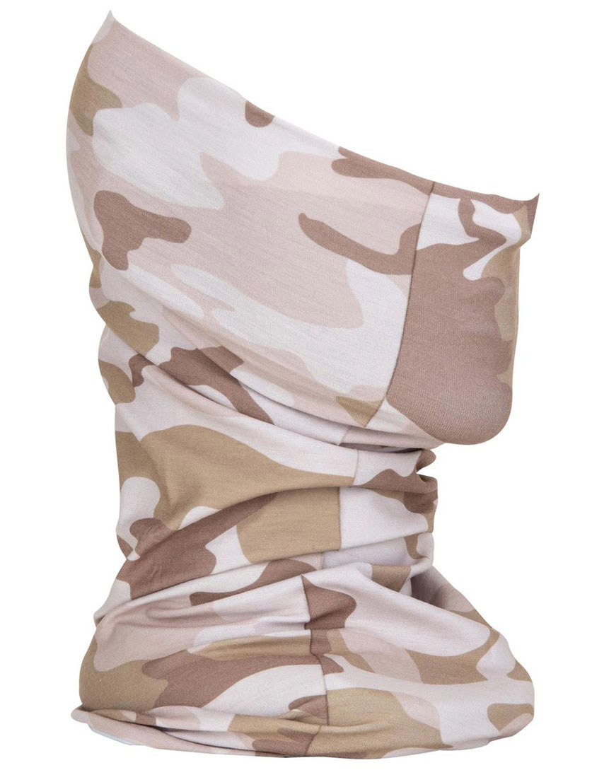 Simms Neck Gaiter woodland camo sandbar
