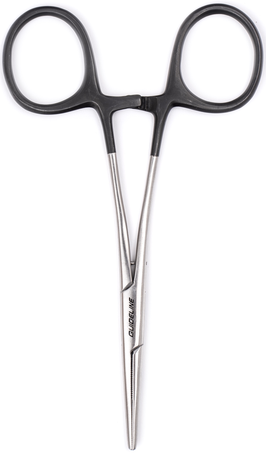 Guideline Forceps Straight 6" Pliers Black Silver