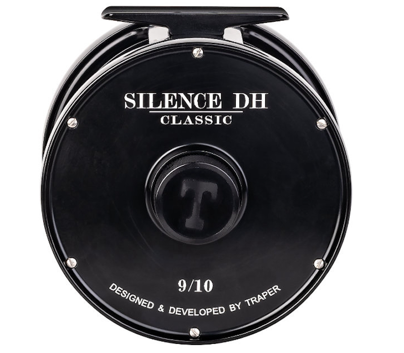 Traper Classic Doublehand Full frame Fly Reel Black