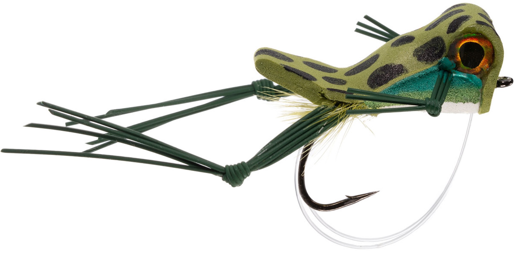 Umpqua Fly Ribbit Rhol Lohr Frog #1 Popper