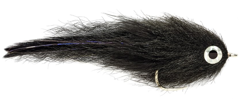Fulling Mill Saltwater Fly - Black Brushy