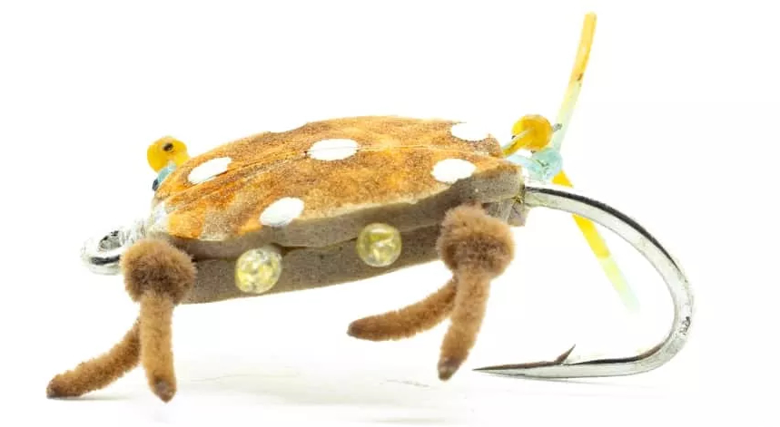 Superflies Floating Crab Tan & Orange #4 Superflies Floating Crab Tan & Orange #4