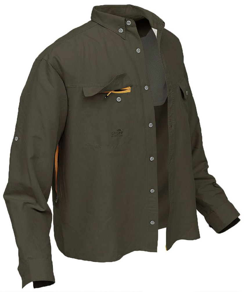 Geoff Anderson Polybrush 2 Shirt green UV 50+