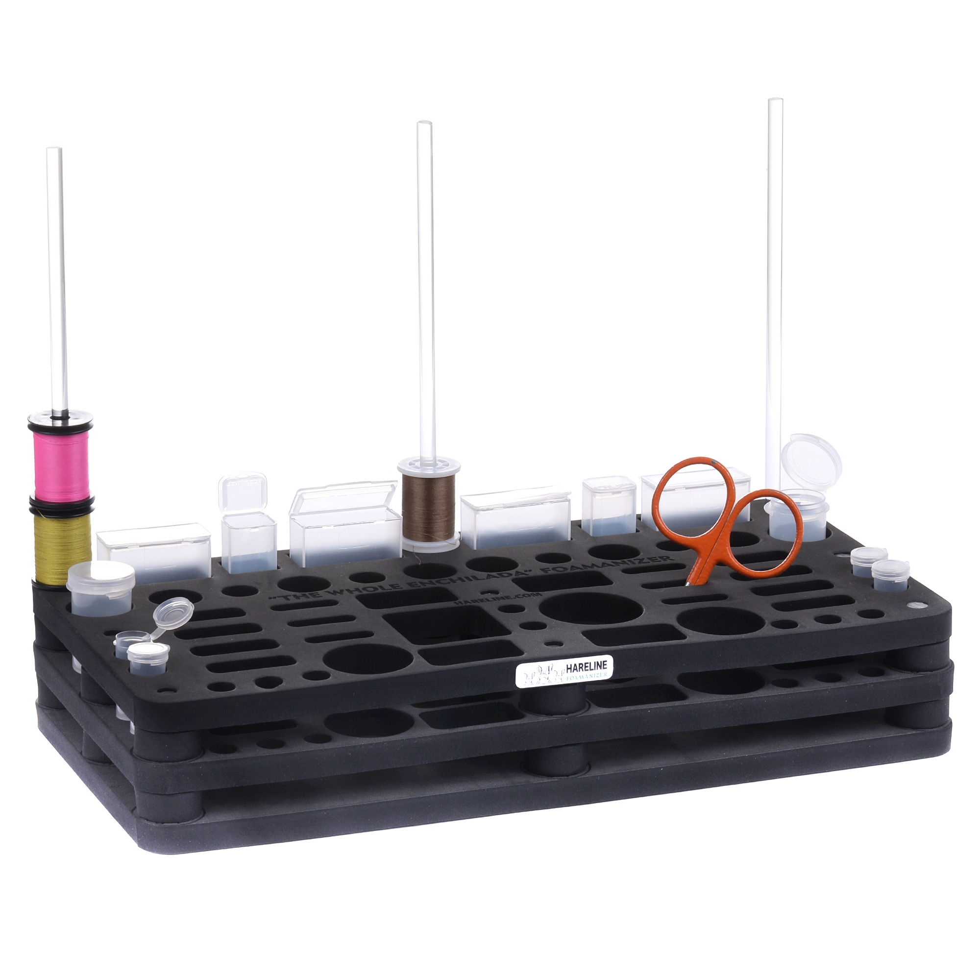 Hareline Foamaniser The Whole Enchilada - Storage station for the tying table Hareline Foamaniser The Whole Enchilada - Storage station for the tying table