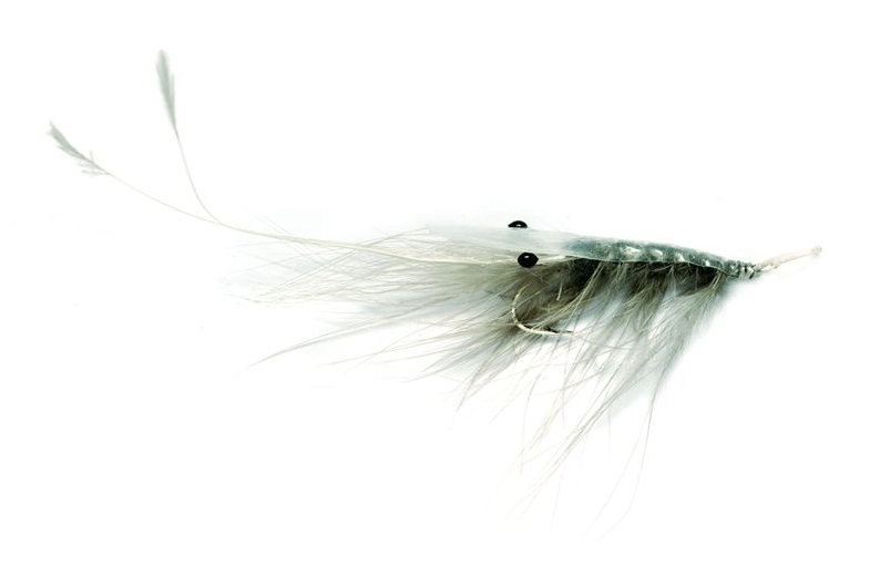 Fulling Mill Meerforellenfliege Oeland Spey Shrimp grau