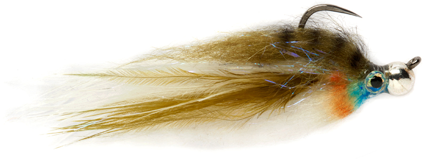 Fulling Mill Streamer Barbless - Jiggy Fat Minnow bluegill