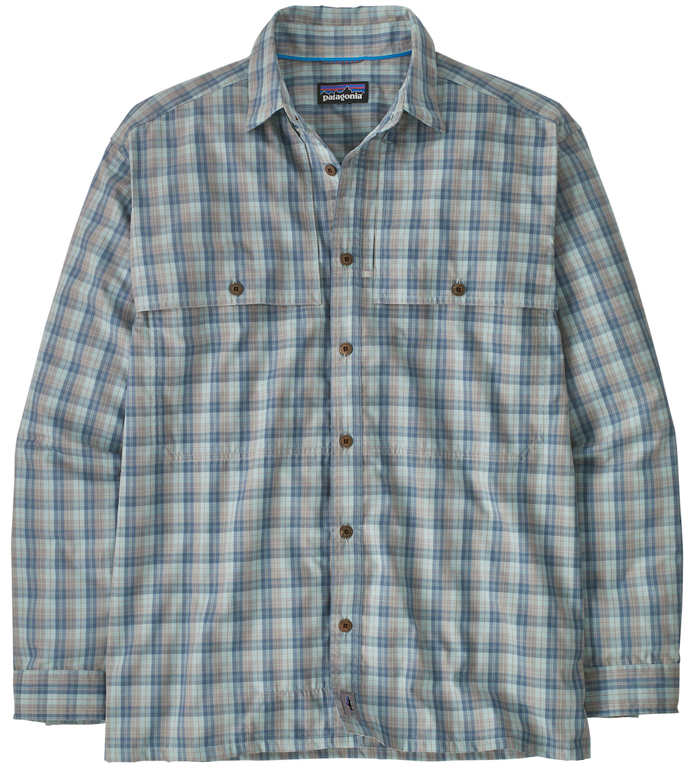 Patagonia M's L/S Island Hopper Shirt DIUT - Dipper: Utility Blue