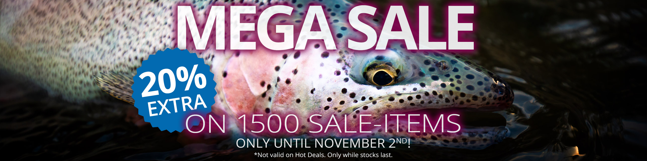 MEGA SALE: 20% Extra on 1500 Sale items until 11/2
