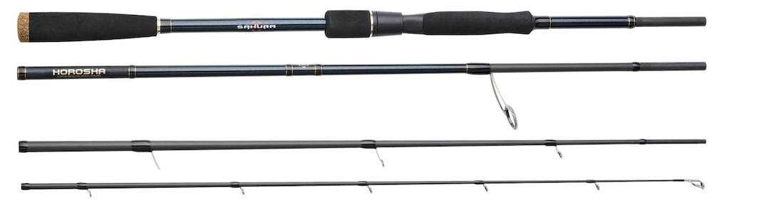 SAKURA HOROSHA Travel Spin Rod 4-pieces