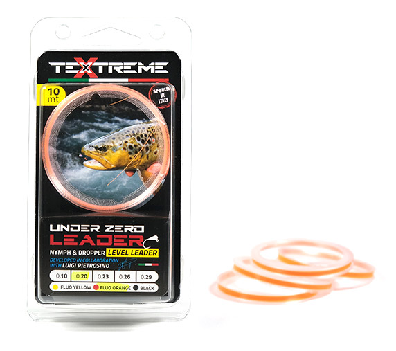 Textreme_Under_Zero_Leader_orange Textreme Under Zero Nymph Leader fluo orange