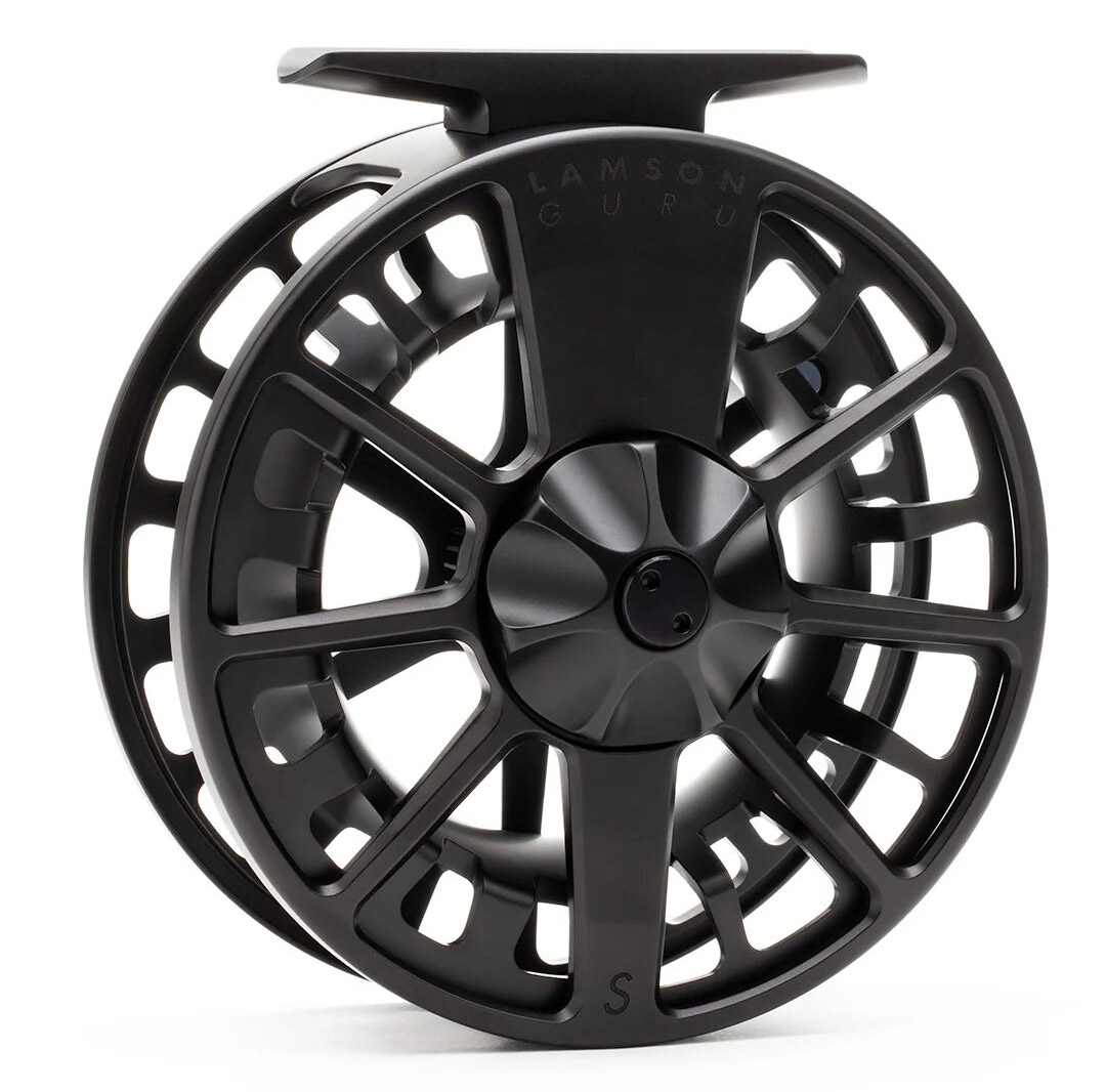 Lamson_Guru_S_Series_Fliegenrolle_blackout_1