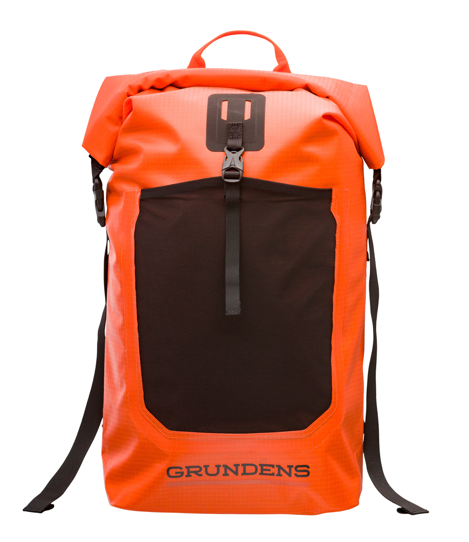 Grundéns Bootlegger Roll Top Backpack 30L red orange