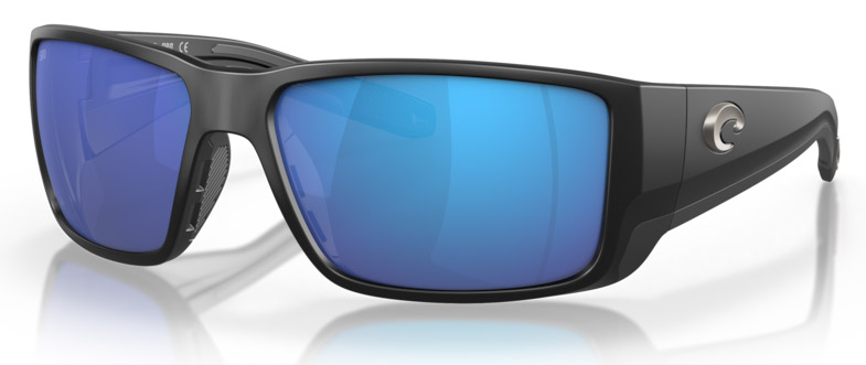 Costa_Blackfin_Pro_Matte_Black_Blue_Mirror_1 Costa Polarized Glasses Blackfin Pro - Matte Black (Blue Mirror 580G)