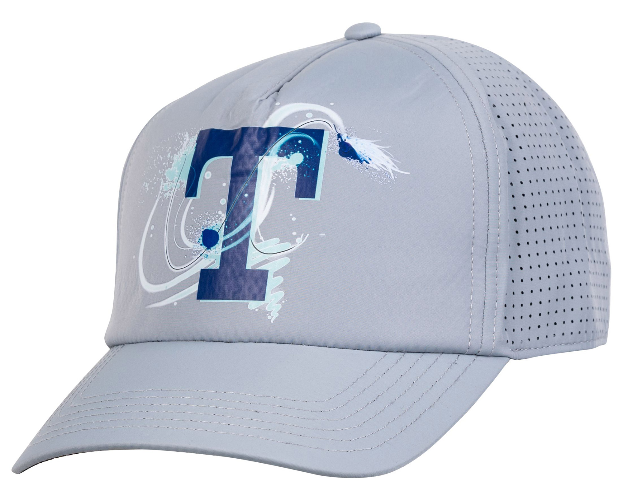 Traper Cap Solar Pro UPF 50+ Logo Light Grey