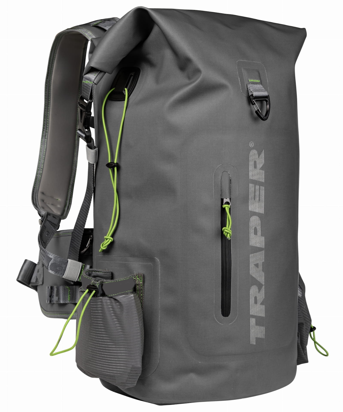 Traper Extreme Backpack Roller - wasserdichter Rolltop Rucksack Grey