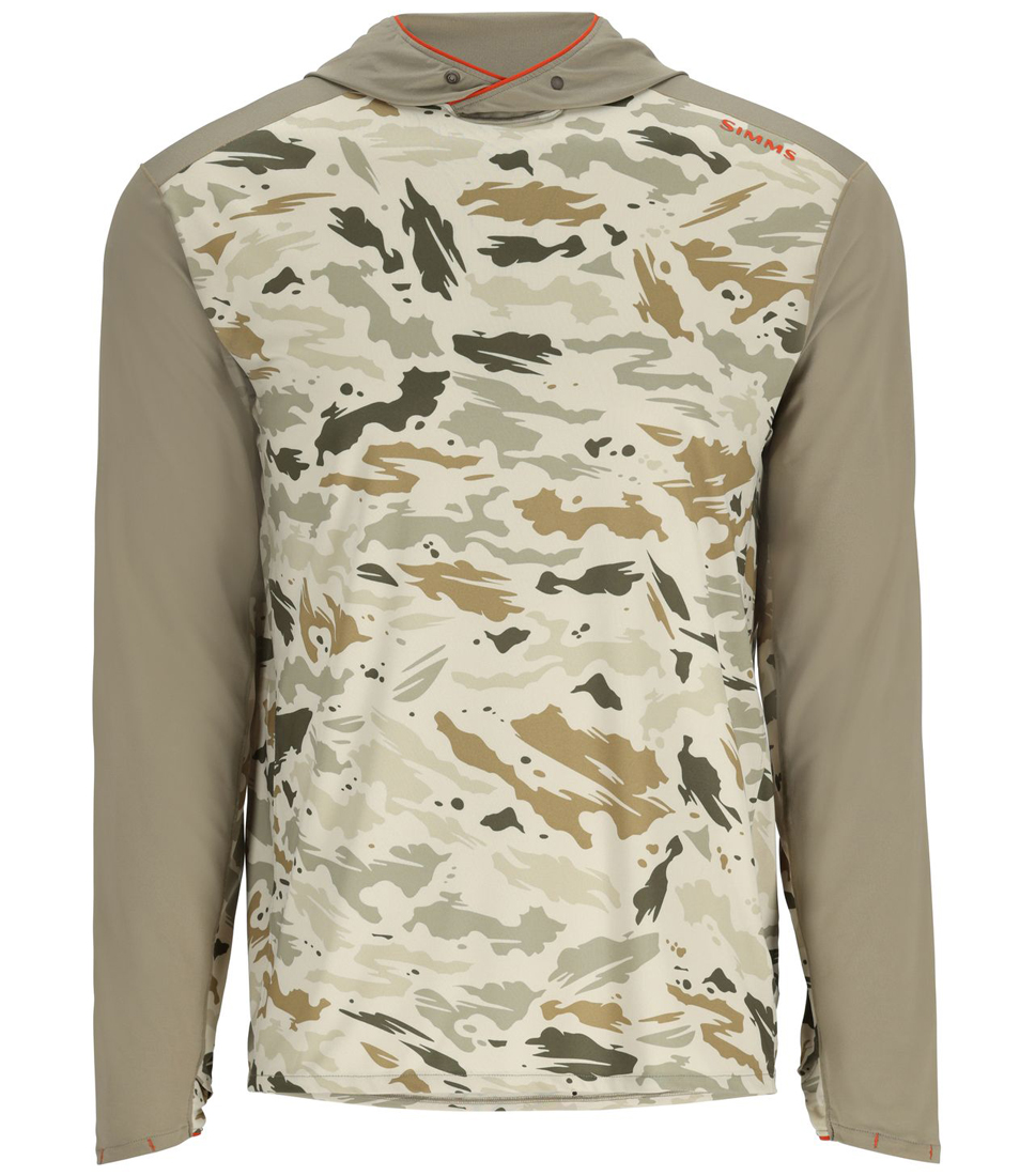 Simms_Bugstopper_Solarflex_Hoody_Langarmhemd_ghost_camo_stone_stone_1 Simms Bugstopper Solarflex Hoody ghost camo stone/stone