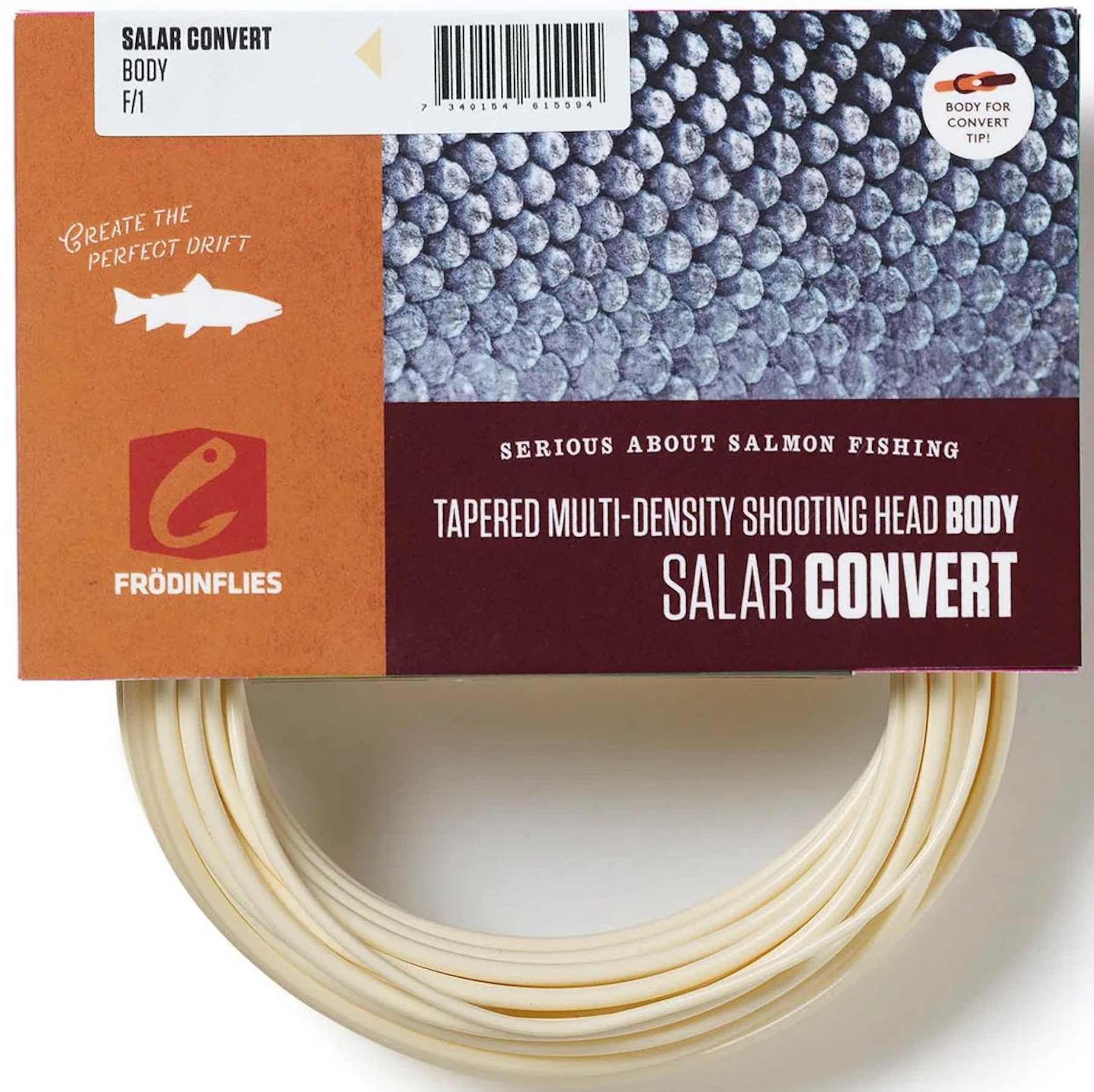 Frödin Salar Convert Short Spey Singlehand Shooting Head Floating-Intermediate