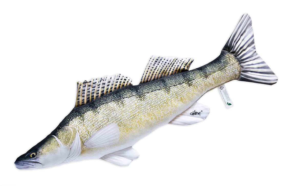 P-29189_Fischkissen_Kuscheltier_Zander_77cm Fish Pillow Soft Toy Zander 77cm