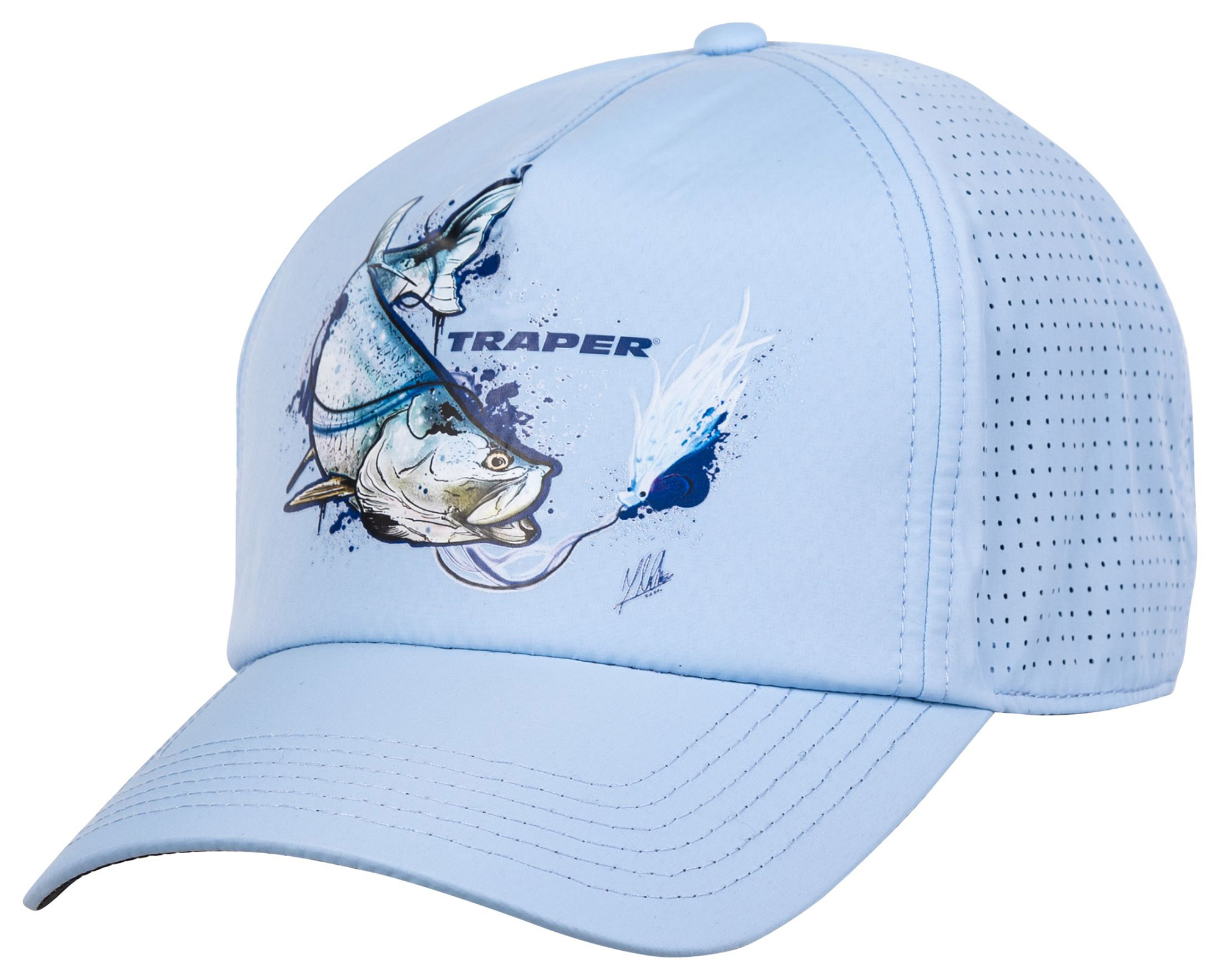 Traper Cap Solar Pro UPF 50+ Tarpon Light Blue