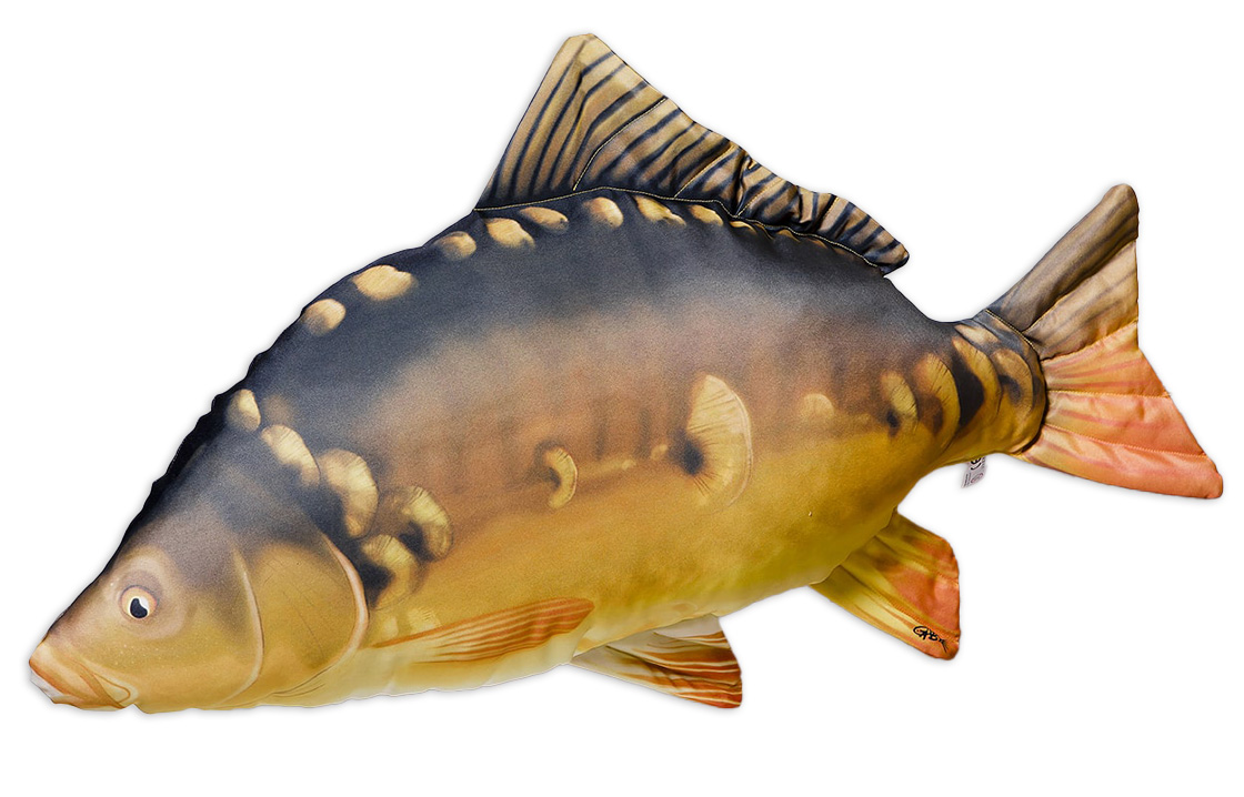 P-29196_Fischkissen_Kuscheltier_Spiegelkarpfen_90cm Fish Pillow Soft Toy Mirror Carp 90cm