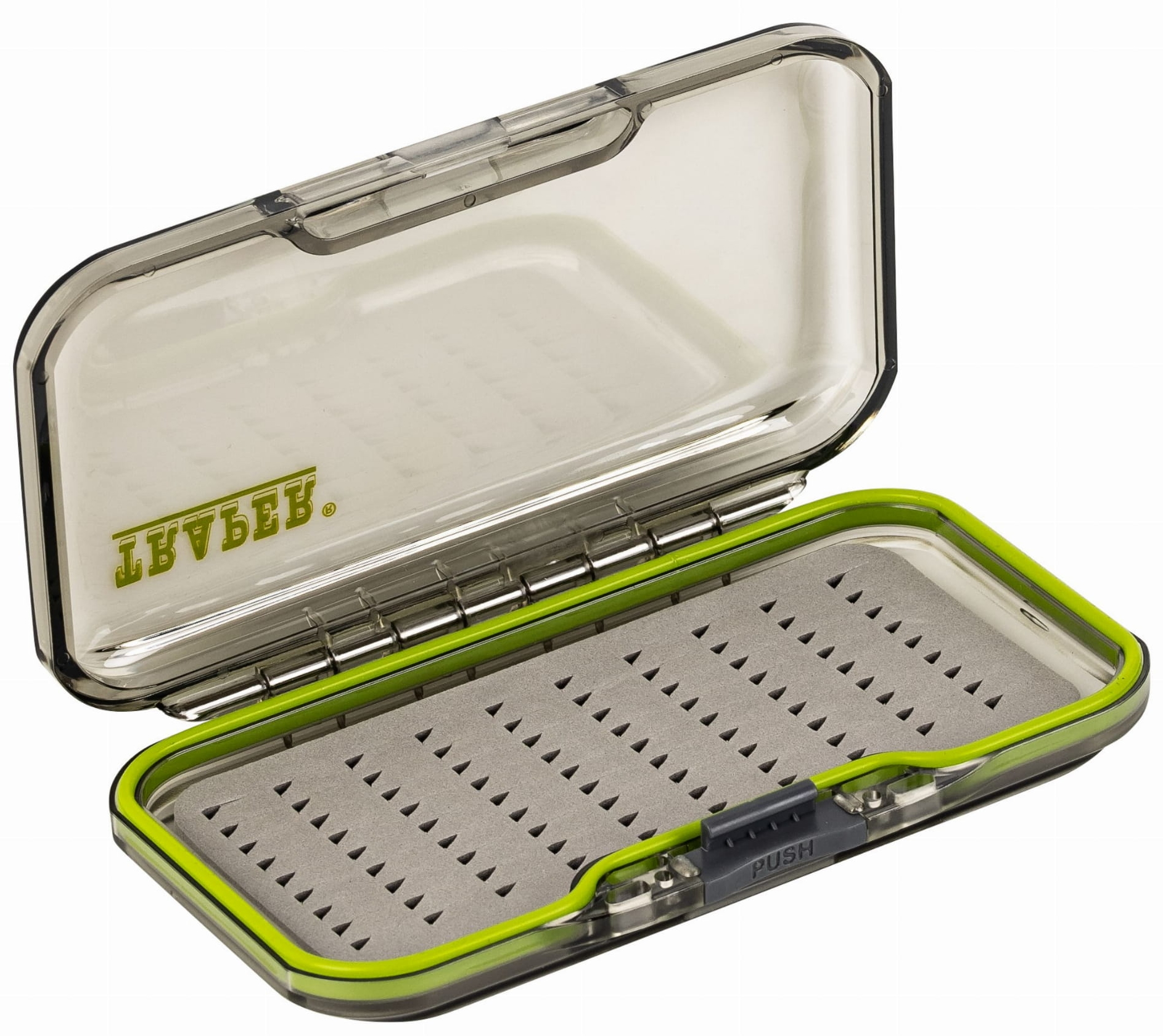 Traper Nymph Push Open Box 158 x 86 x 26mm fly box for nymphs