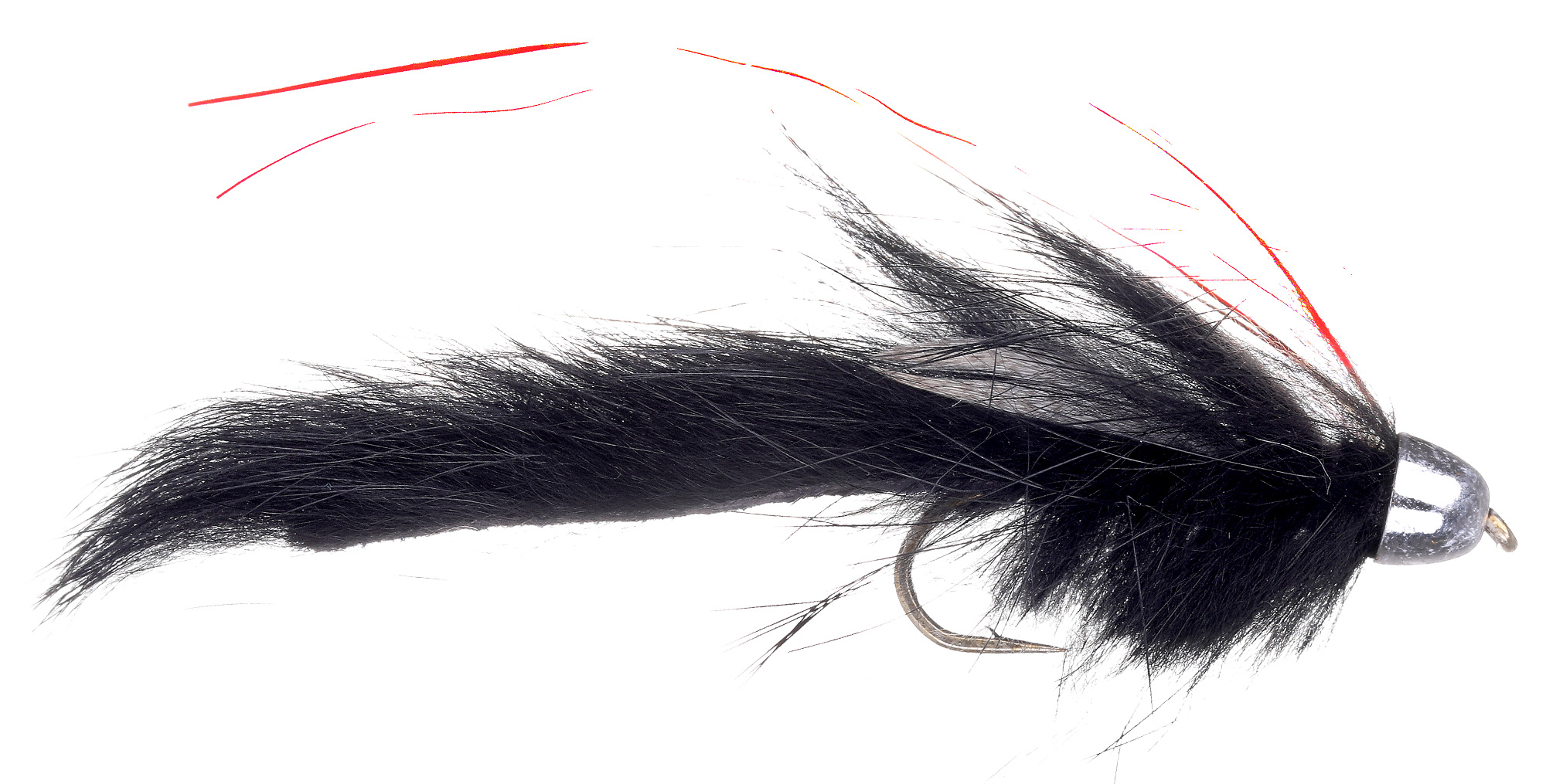 Fulling Mill Streamer Little Rascal Black #6 Fulling Mill Streamer Little Rascal Black #6