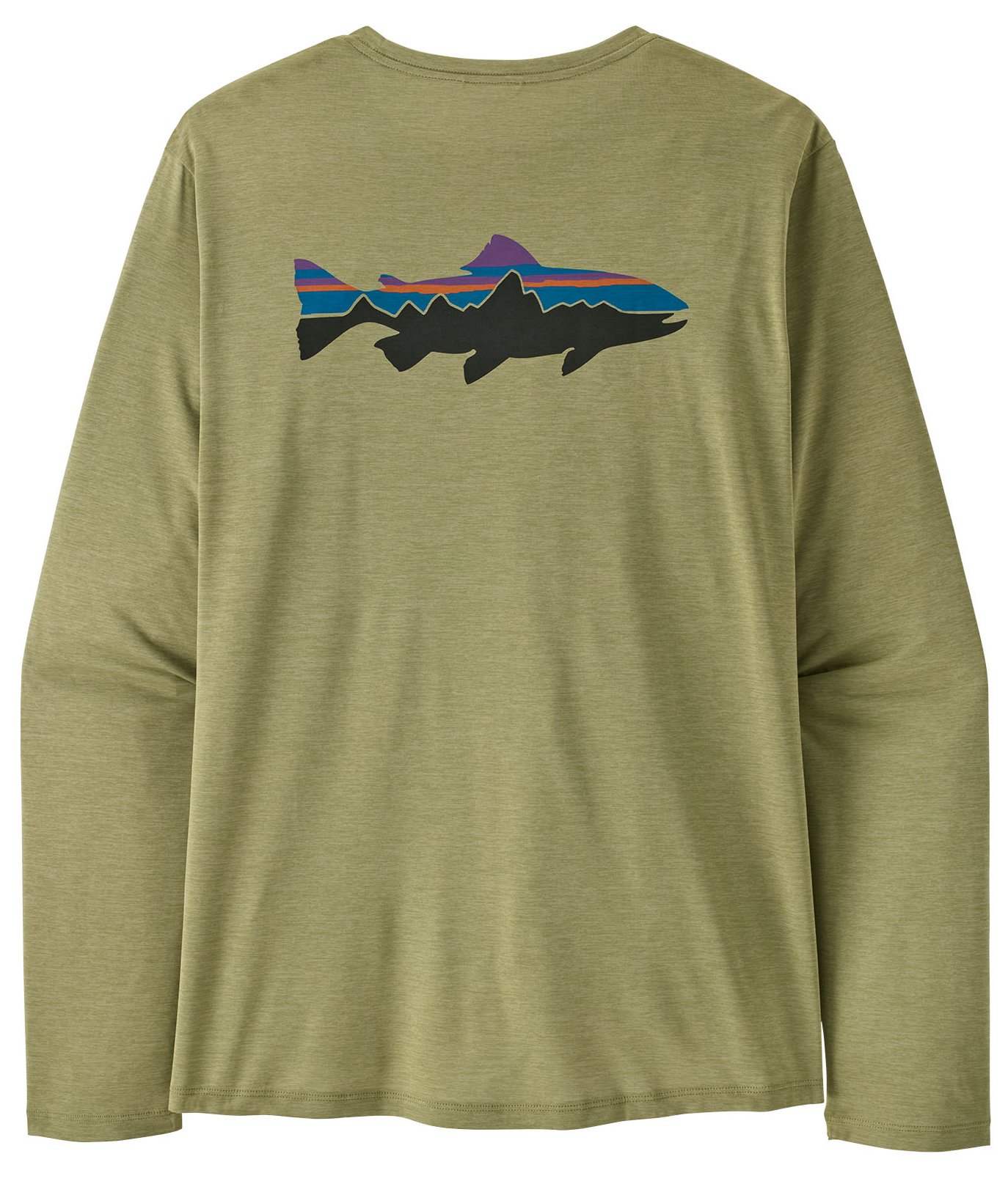 Patagonia Longsleeve Cap Cool Daily Shirt Fitz Roy Trout GGNX