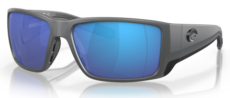 Costa_Blackfin_Pro_Matte_Gray_Blue_Mirror_1 Costa Polarized Glasses Blackfin Pro - Matte Gray (Blue Mirror 580G)