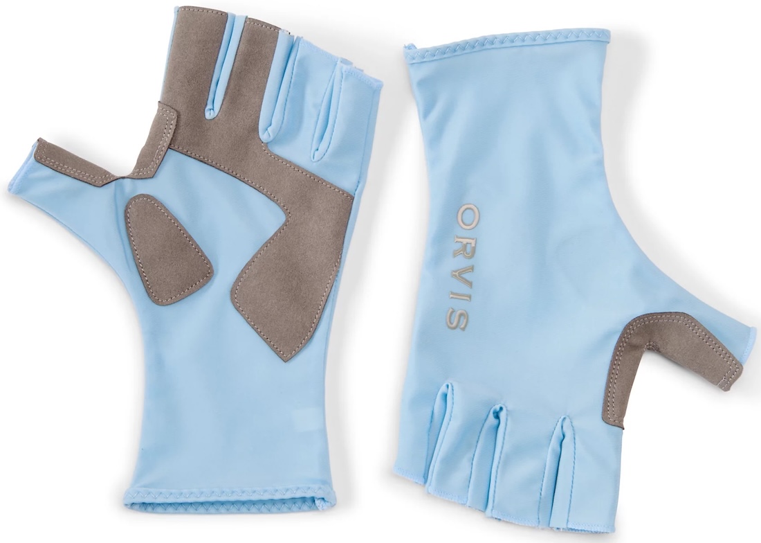 Orvis Sungloves UPF 50+ blue sky