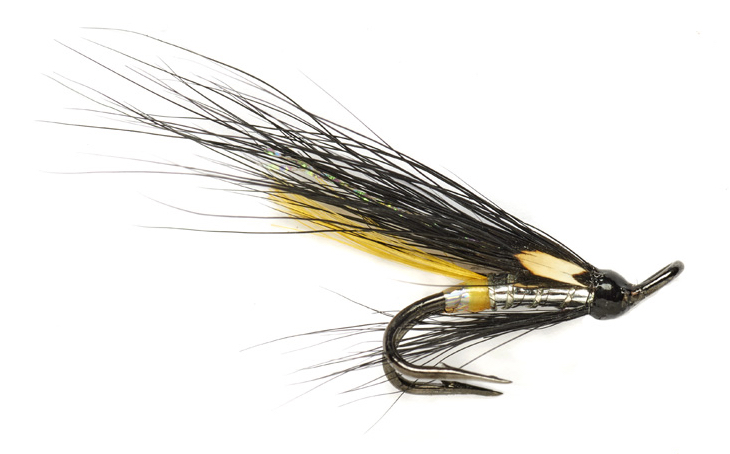 Fulling-Mill_Silver-Stoat-Micro-Double Fulling Mill Salmon Fly - Silver Stoat Micro Double