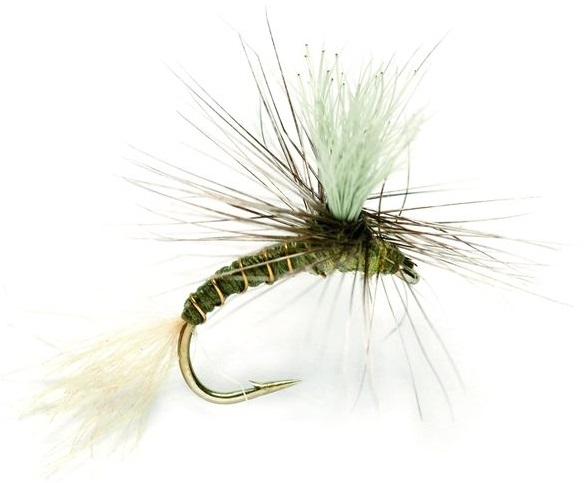 Fulling-Mill-Trockenfliege-Goddard-Emerger-Olive Fulling Mill Dry Fly - Goddard Emerger Olive