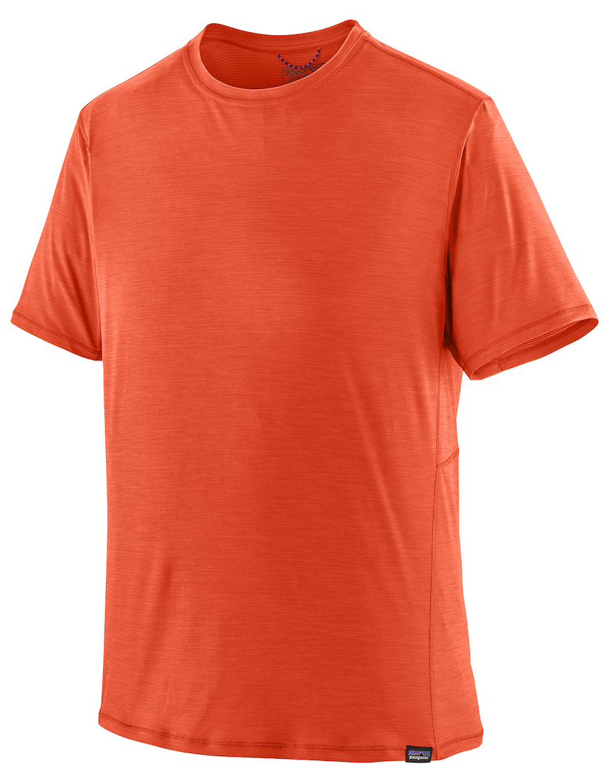 Patagonia M's Cap Cool Lightweight Shirt PONX - Pollinator Orange - Light Pollinator Orange X-Dye