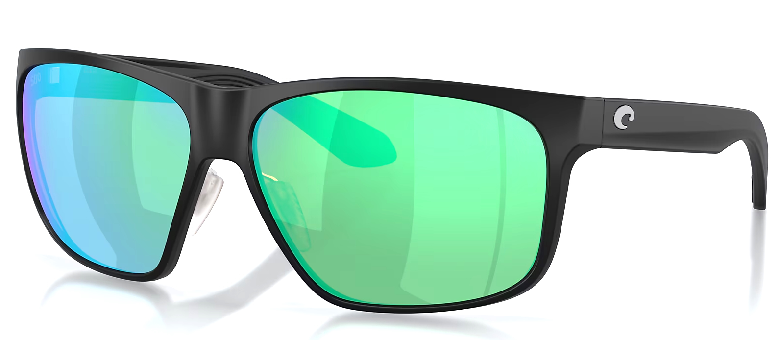 Costa polarised glasses Trades Matte Black Green Mirror 580G