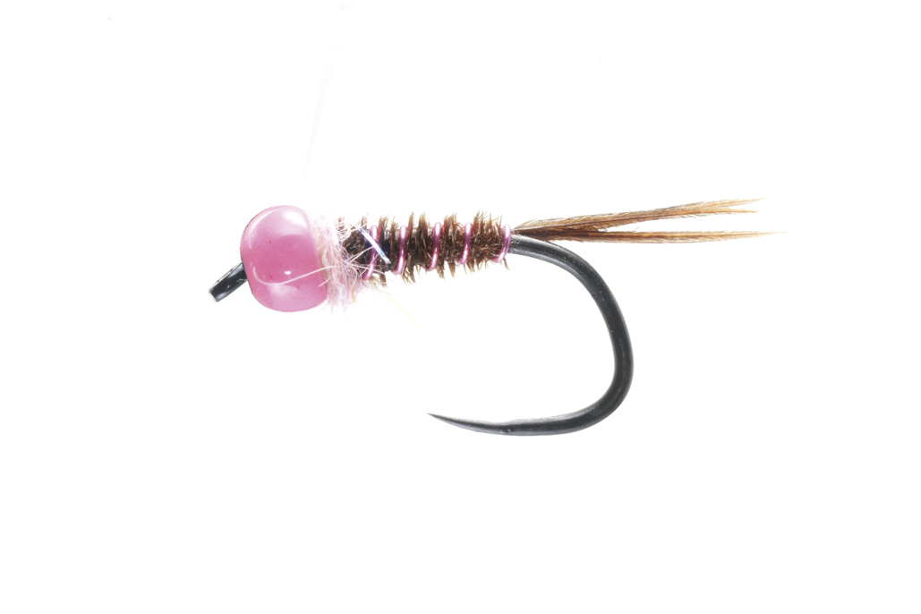 P-21311_Soldarini_PheasantTail_pinkbead Soldarini Fly Tackle Tungsten Nymphe - Pheasant Tail Pink Bead