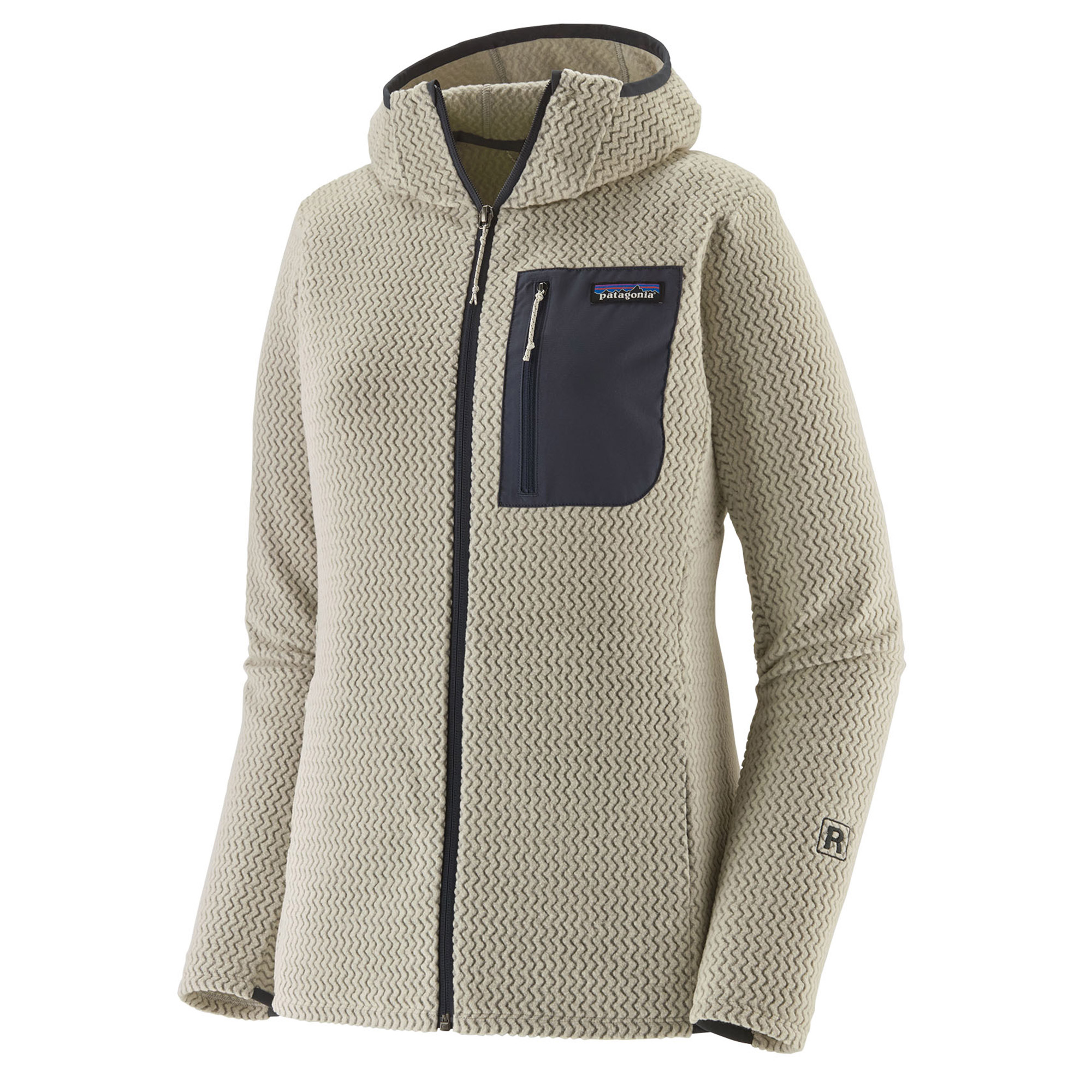 Patagonia W's R1 Air Full-Zip Hoody Jacket WLWT - Wool White