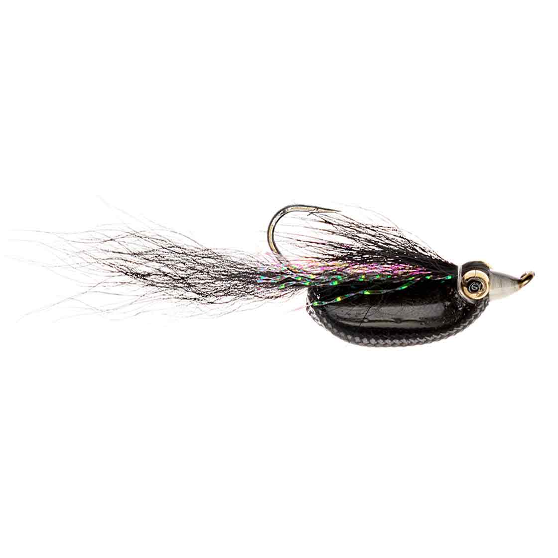 P-16350-Catchy-Flies-Streamer-CF102-UH-Rattler-black Catchy Flies Streamer - CF102 UH Rattler Black