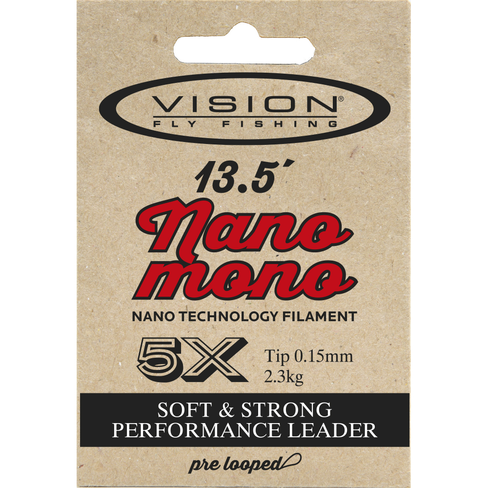P-20069_Vision_Tapered_Leader_Nano_Mono_13-5ft_1 Vision Tapered Leader Nano Mono 13,5 ft