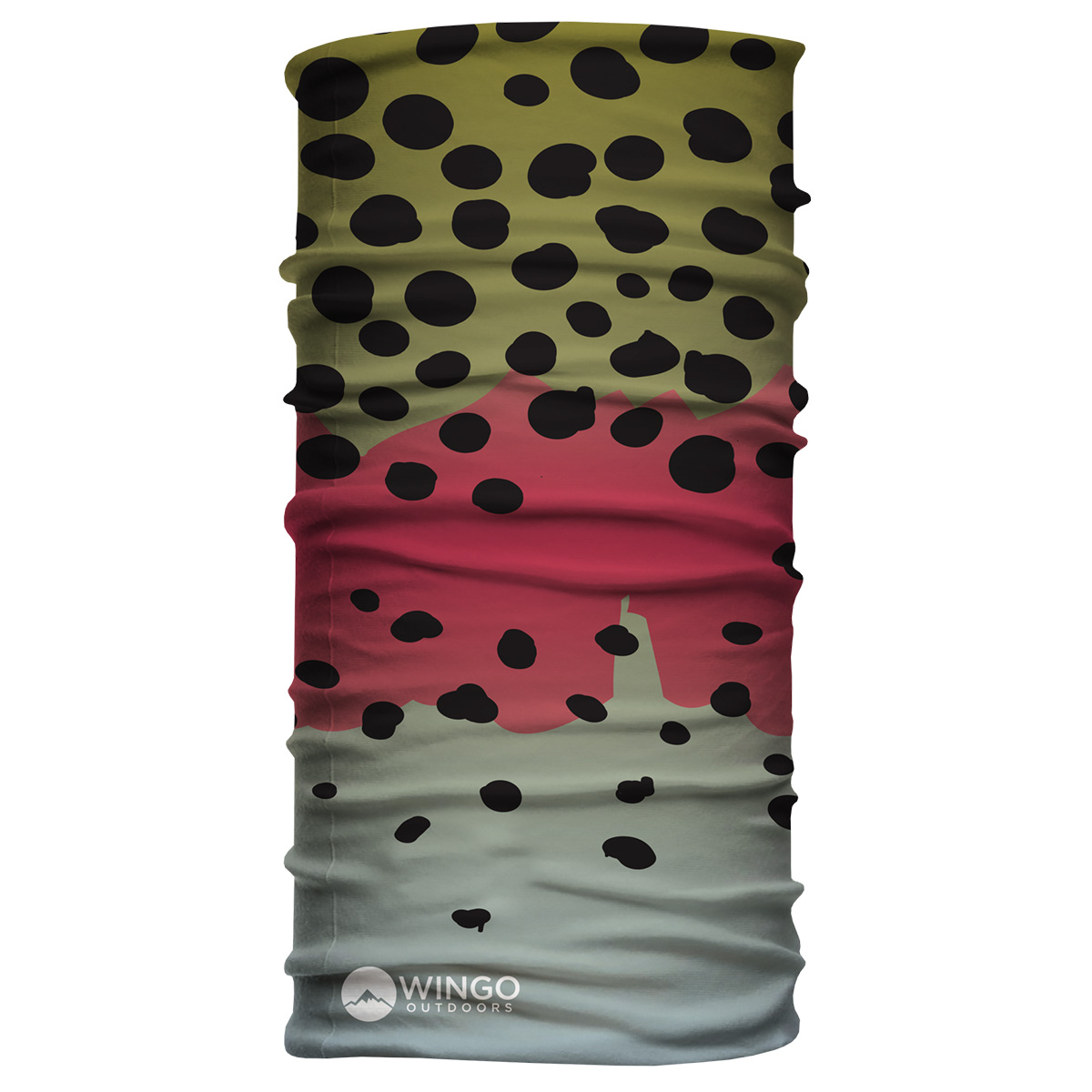 Wingo Fish Skin Neck Gaiter Rainbow Trout v2.0