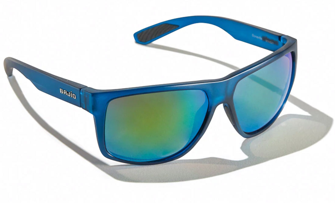 Bajio Polarized Glasses Boneville - Blue Vin Matte (Green Mirror Glass)