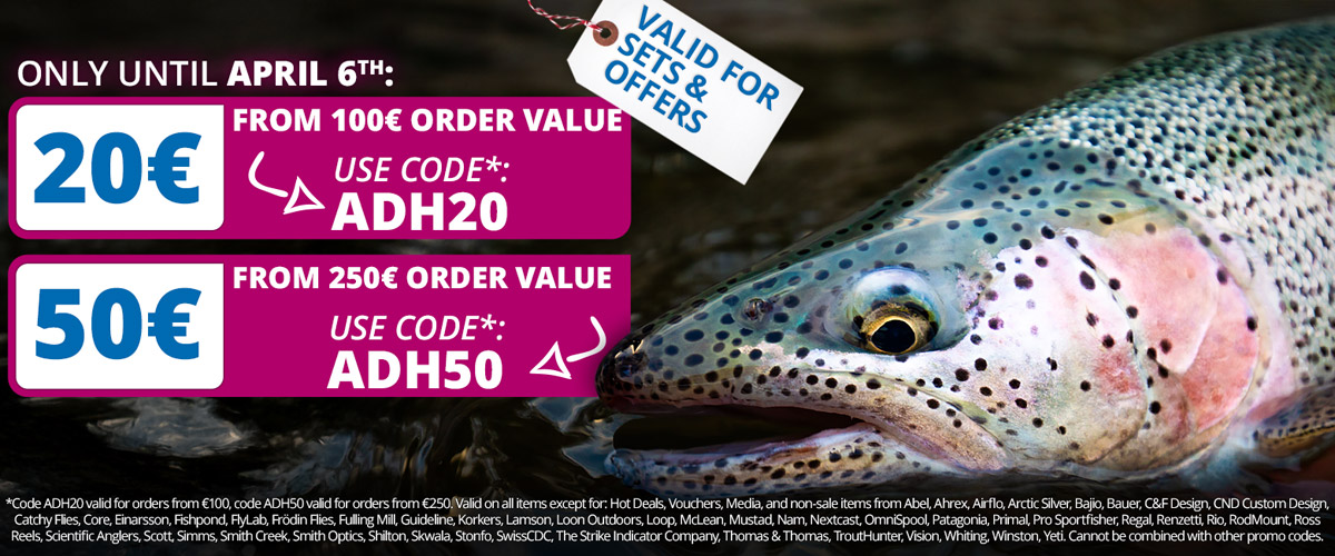 €20 or €50 discount with Code ADH20 or ADH50