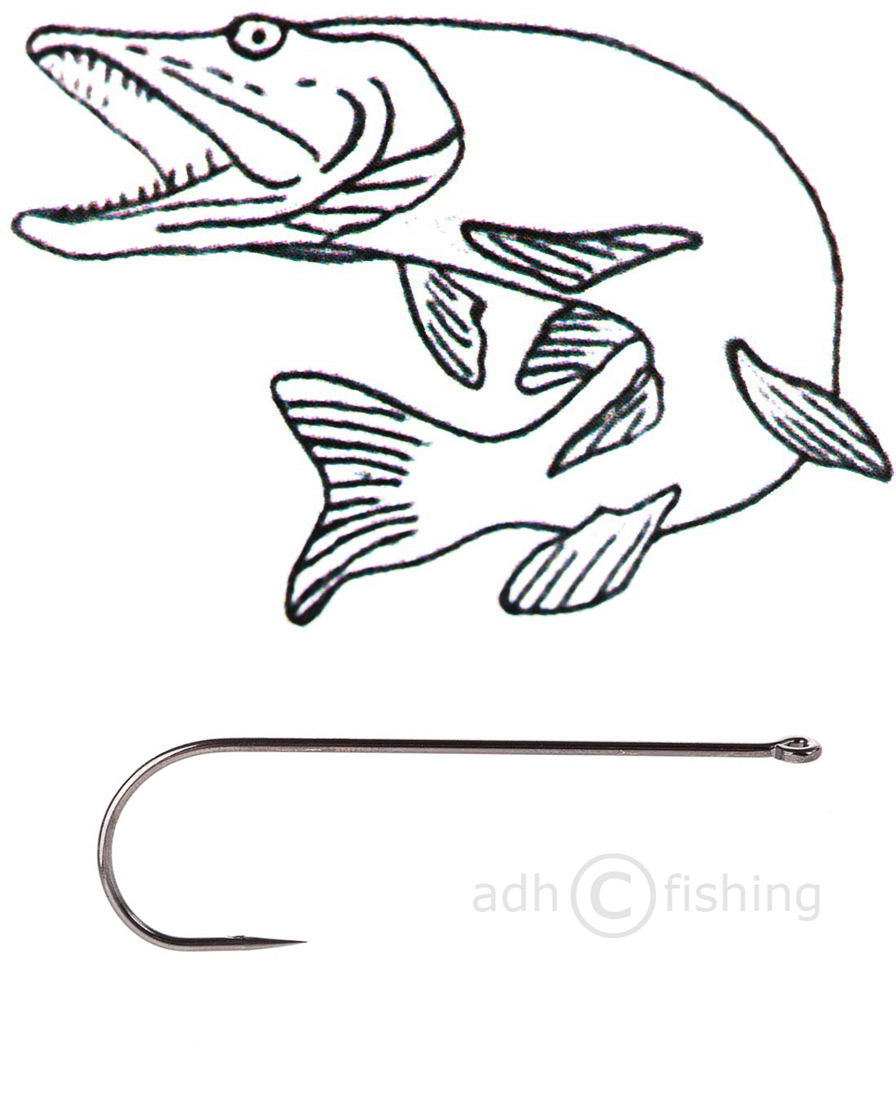 Tunca Fly hook TP10 Pike-Streamer