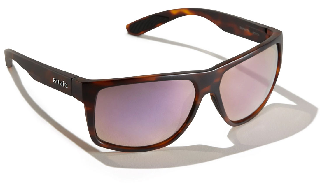 Bajio Polarized Glasses Boneville - Dark Tort Matte (Rose Mirror PC)