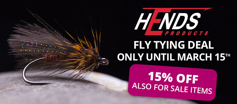 HENDS Fly Tying Deal: 15% off until 3/15