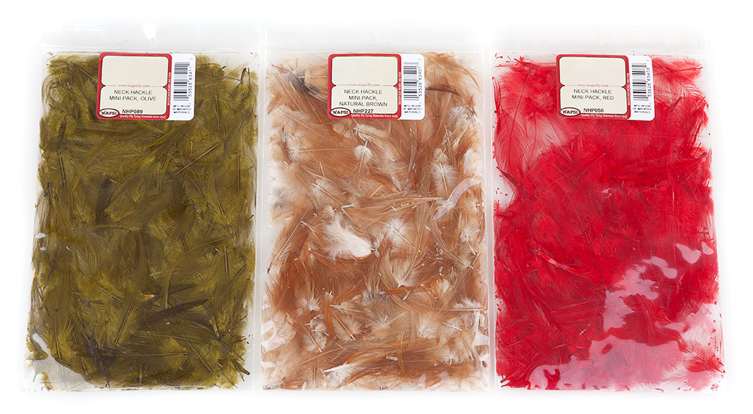 Wapsi Neck Hackle Mini Pack