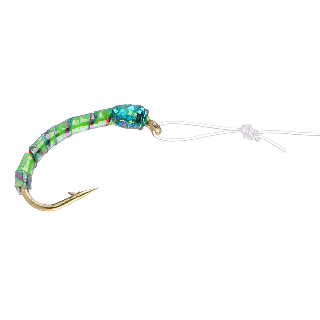 Coregone 5-hook chiro olive nymph set