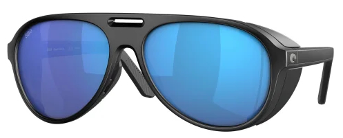 Costa Polarized Glasses Grand Catalina Matte Black (Blue Mirror 580G)