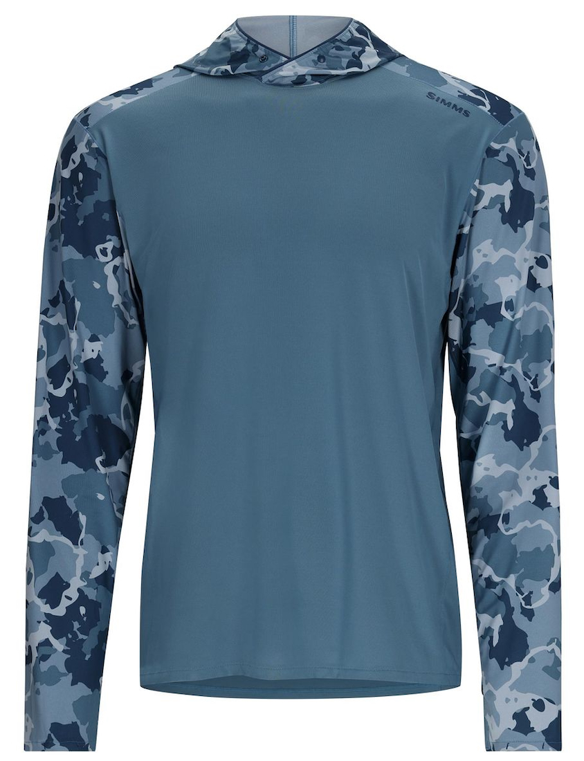 Simms Bugstopper Solarflex Hoody Longsleeve neptune/regiment camo