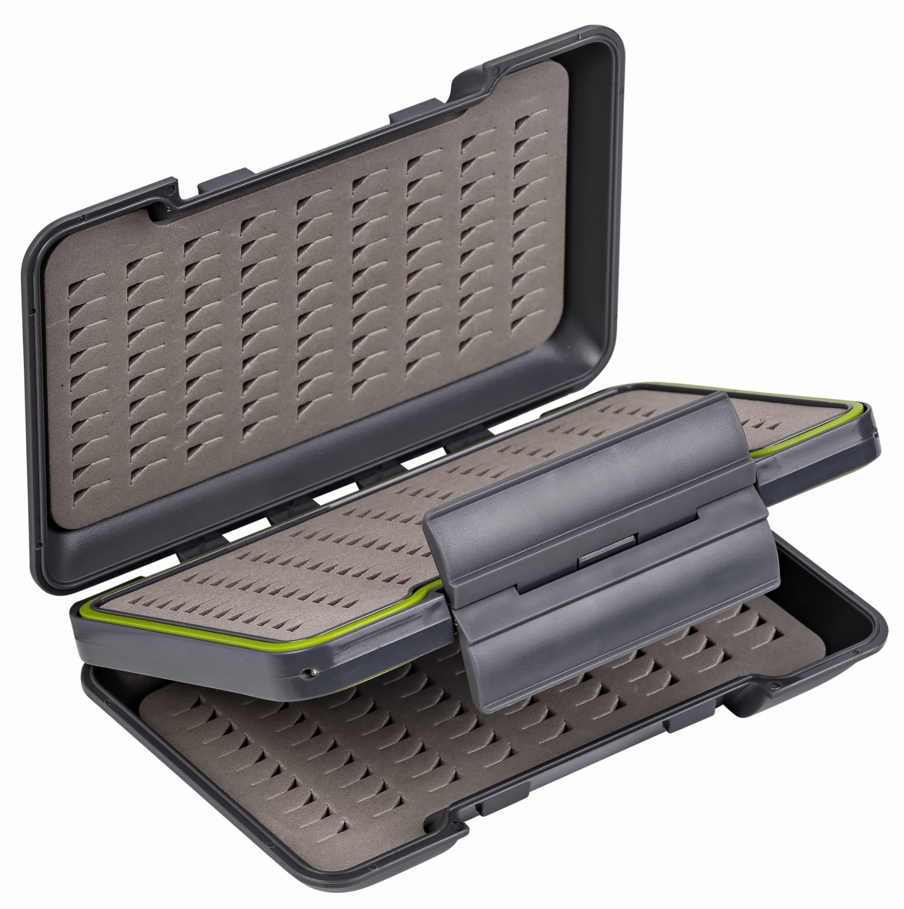 Traper Quadro Side Nymph Box Waterproof 128 x 96 x 38mm fly box for nymphs