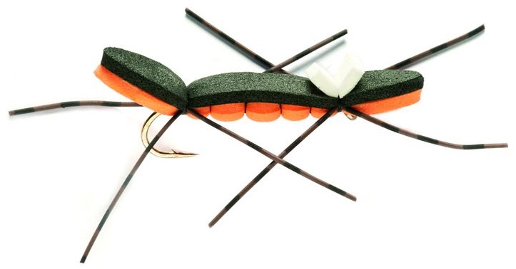 Fulling Mill Dry Fly - Chernobyl Ant black/orange