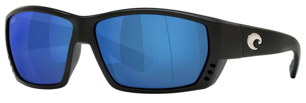 Costa Polarized Glasses Tuna Alley Readers Magnifier Matte Black (Blue Mirror 580P 1.50)